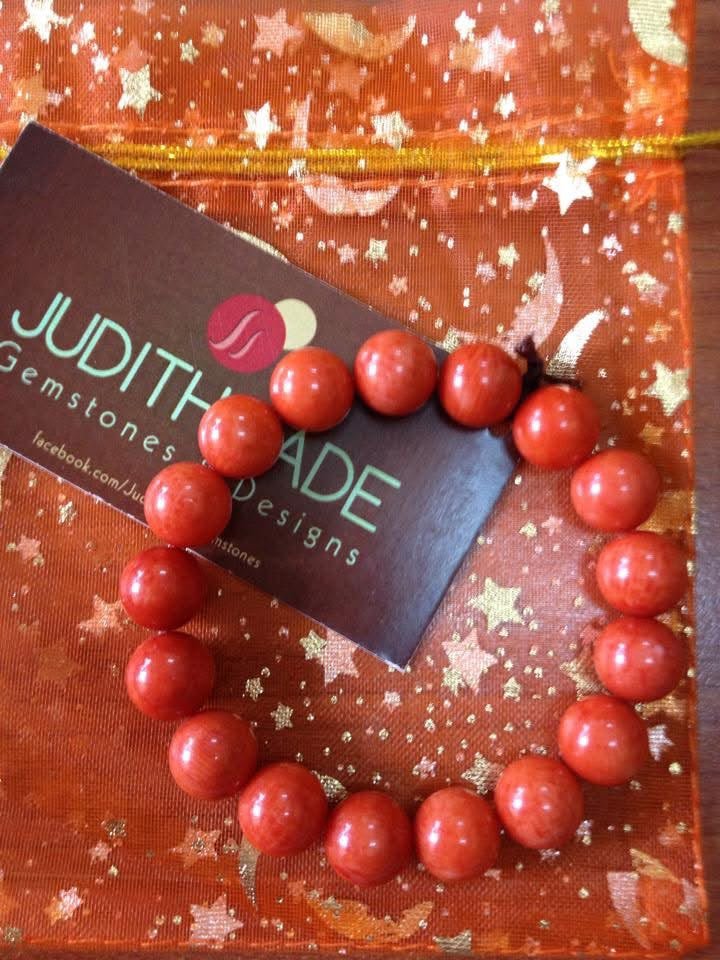 A gemstone bracelet from Judith Jade Gemstones and Designs