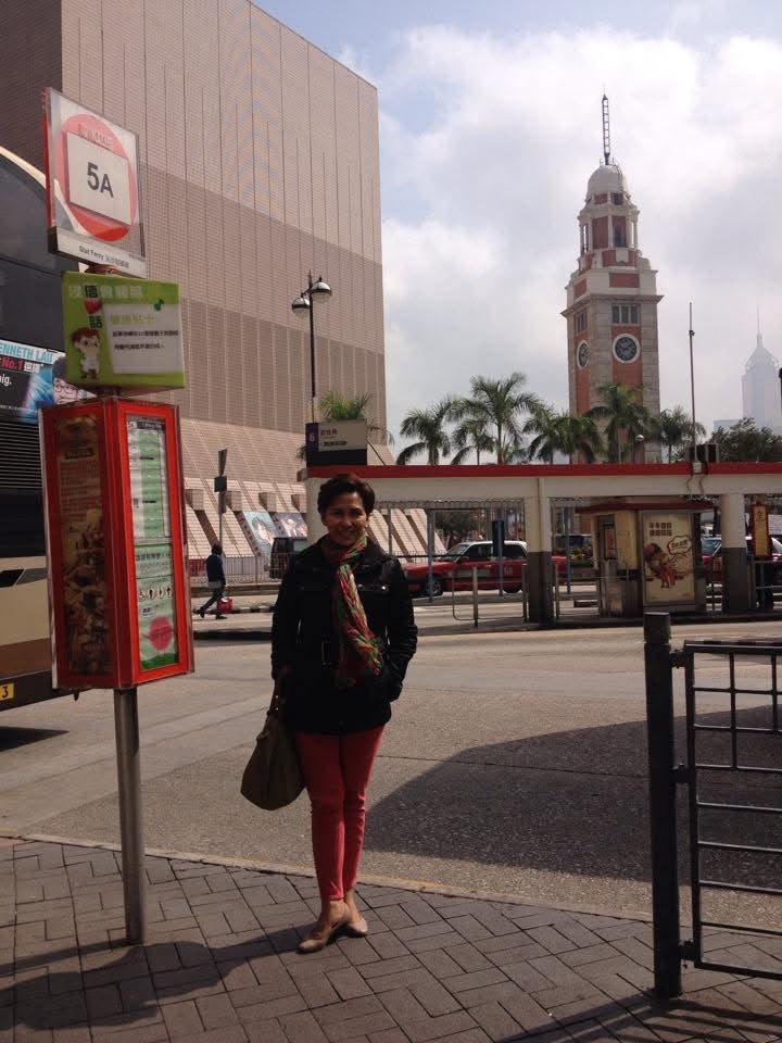 Master Judith in Hong Kong during her 2014 study trip